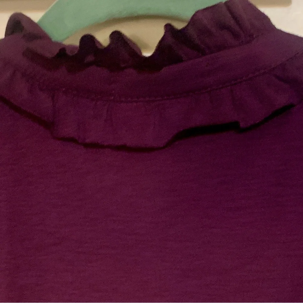 Eggplant Purple Ruffled size Small  Women's Dress NWOT - Picture 4 of 12